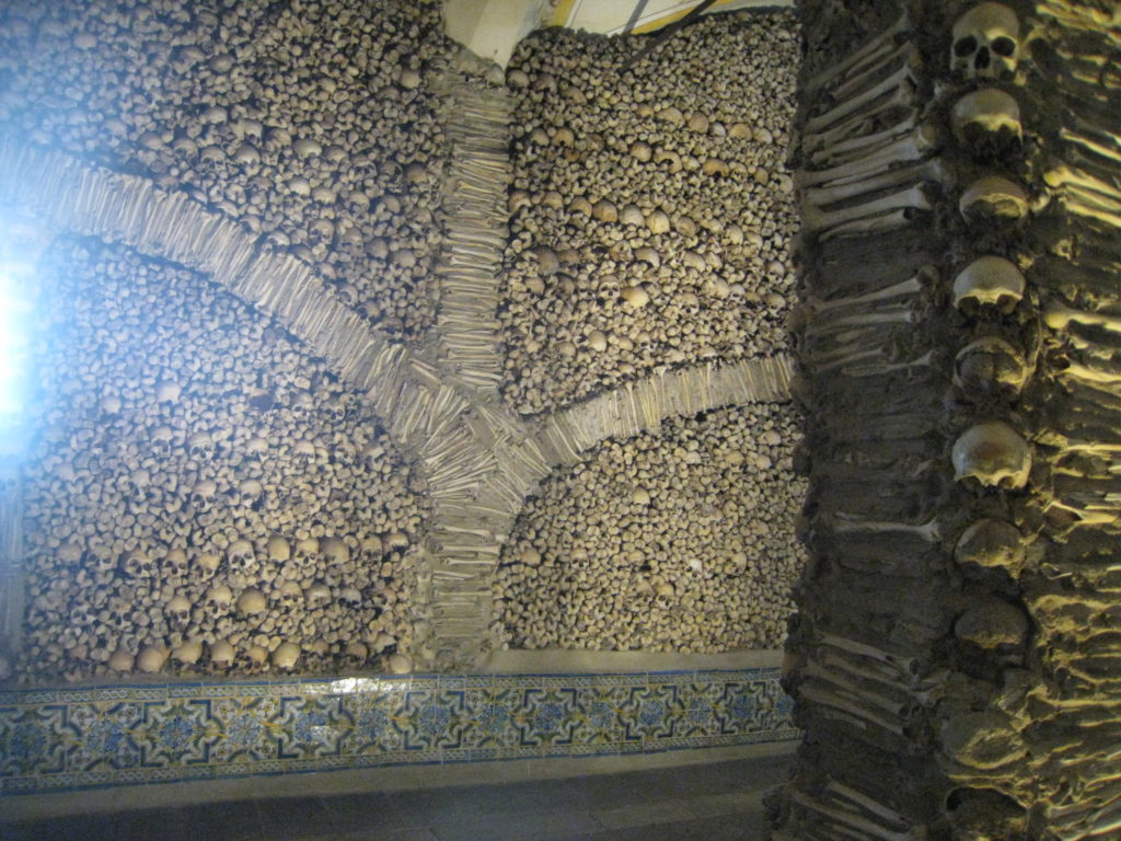 Ossuary in Evora, Portugal