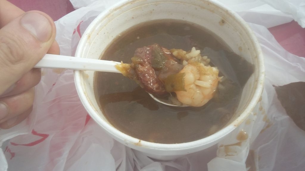 Delicious peppery Gumbo