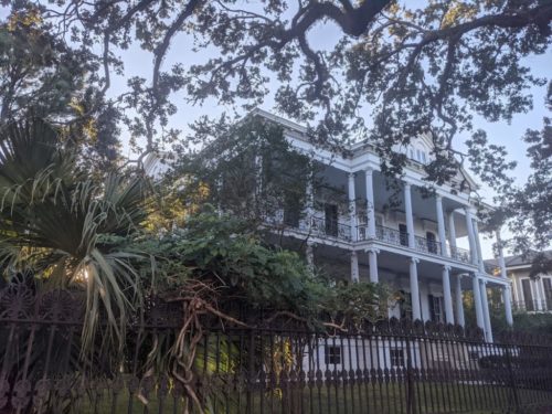 What is the Garden District Known for?